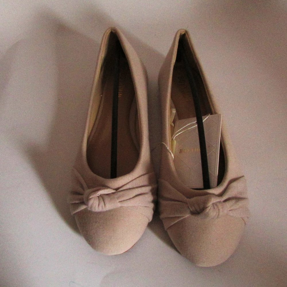 Creme colored flats